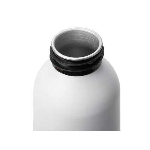 Алюминиевая бутылка для воды с ручкой "Plain Alu", 650 мл, белый