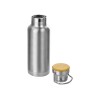 Медная спортивная бутылка с вакуумной изоляцией Thor объемом 480 мл, серебристый
