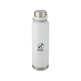 Thor, медная спортивная бутылка объемом 1 л с вакуумной изоляцией, белый