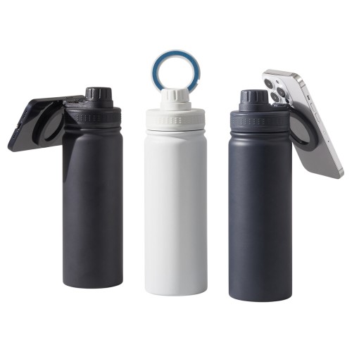 Вакуумная термобутылка с magsafe-держателем "INSIDER", 600 мл, синий