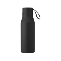 Ljungan Бутылка объемом 500 мл с медной вакуумной изоляцией, ремешком и крышкой, черный