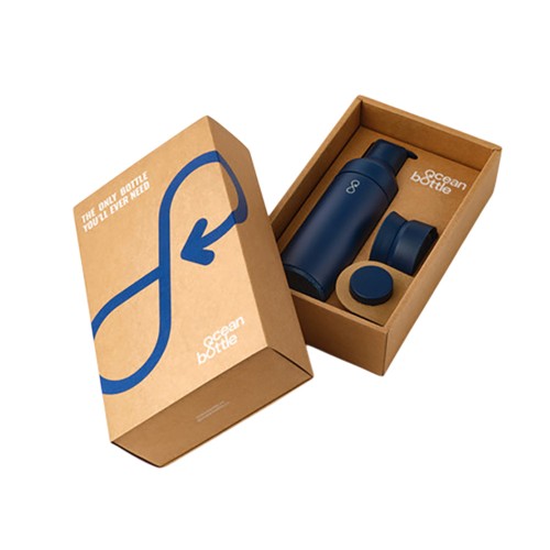 Подарочный набор Ocean Bottle 3-в-1 объемом 500 мл - Синий