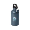 Одностенная бутылка для воды с карабином Oregon, изготовленная из нержавеющей стали, сертифицированной по стандарту RCS, объемом 400 мл - Hale Blue