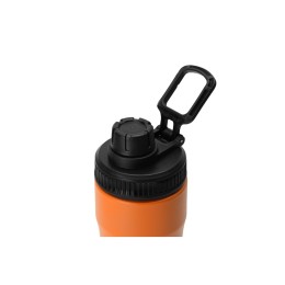 Бутылка для воды «Supply» Waterline, нерж сталь, 850 мл, оранжевый/черный