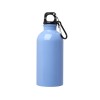 Одностенная бутылка для воды с карабином Oregon, изготовленная из нержавеющей стали, сертифицированной по стандарту RCS, объемом 400 мл - Cloud Blue