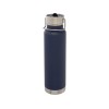 Спортивная бутылка Thor объемом 750 мл с медной обшивкой и вакуумной изоляцией, синий