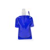 Гибкая емкость для питья MANDY в форме футболки, 470 мл, королевский синий