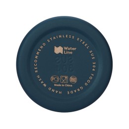 Стальная бутылка "Rely", 650 мл, NEW темно-синий 295C матовый