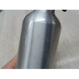 Бутылка "Hip S" с карабином 400мл, серебристый