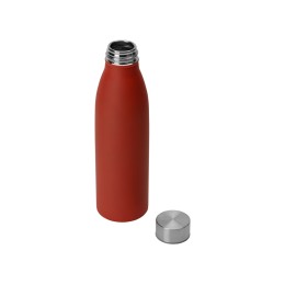 Стальная бутылка "Rely", 650 мл, красный матовый