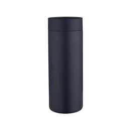 Illuminate бутылка для воды объемом 650 мл из переработанной нержавеющей стали RCS с двойными стенками и набором из 3 крышек - Синий Navy