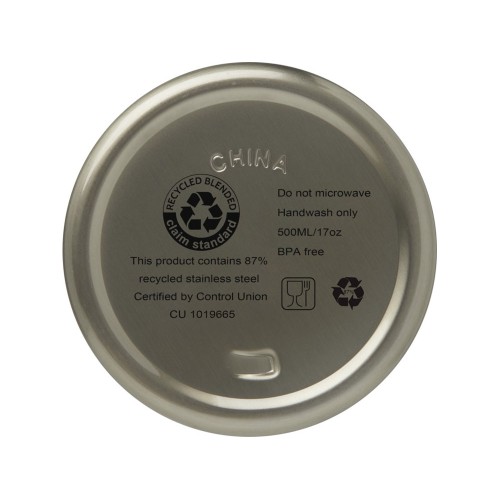 Бутылка с вакуумной изоляцией Vasa объемом 500 мл, титан