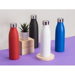 Стальная бутылка "Rely", 650 мл, дымчато-белый  (off white)