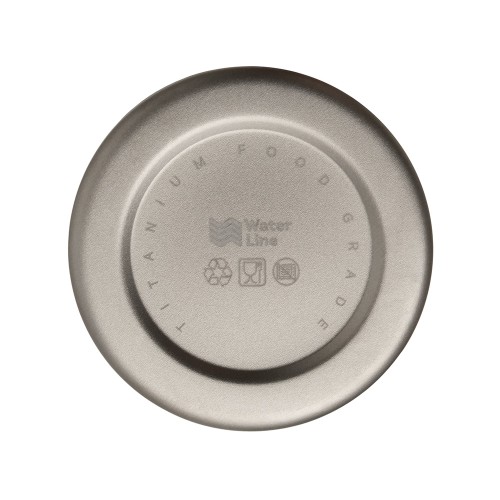 Бутылка для воды из титана "Titan", 750ml, темно-серый