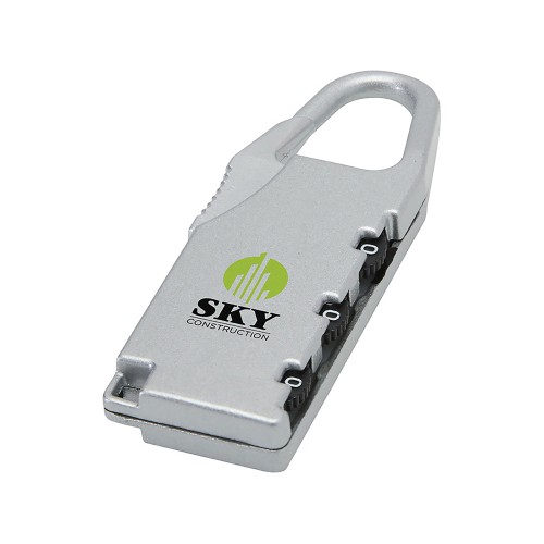 Багажный замок Traveler (Путешественник) - Серебряный