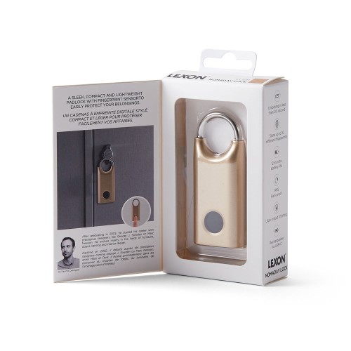 Замок с сенсором Noma Lock, темно-серый