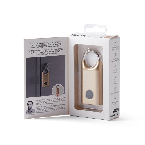 Замок с сенсором Noma Lock, темно-синий