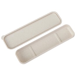 Набор столовых приборов Ron из бамбукового волокна, бежевый