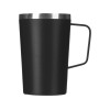 Стальная кружка с двойными стенками и порошковым покрытием "Tibet", черный