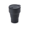 Силиконовый складной стакан "GoCup", темно-серый