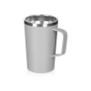 Стальная кружка с двойными стенками и порошковым покрытием "Tibet", серый