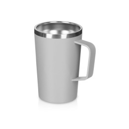 Стальная кружка с двойными стенками и порошковым покрытием "Tibet", серый