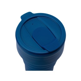 Силиконовый складной стакан "GoCup", индиго
