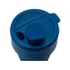 Силиконовый складной стакан "GoCup", индиго
