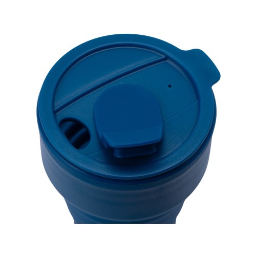 Силиконовый складной стакан "GoCup", индиго