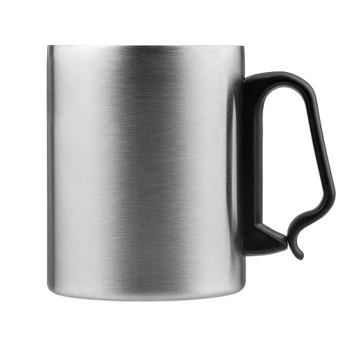 Стальная кружка с двойными стенками "Climber Max", 450 мл, черный