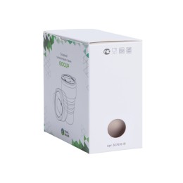 Силиконовый складной стакан "GoCup", бежевый