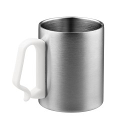 Стальная кружка с двойными стенками "Climber Max", 450 мл, белый