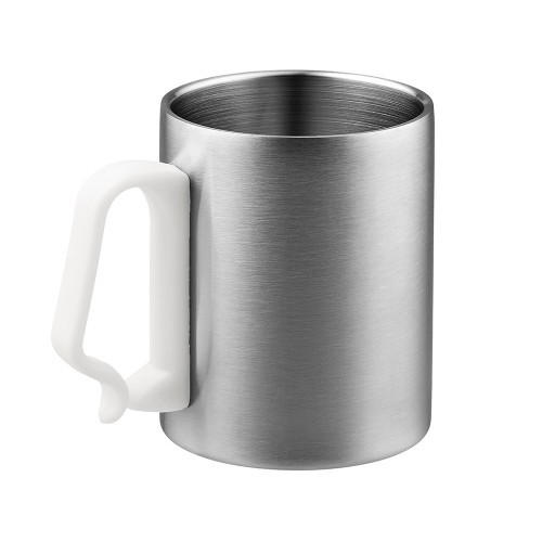 Стальная кружка с двойными стенками "Climber Max", 450 мл, белый