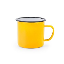 Кружка металлическая ANON, 380 мл, желтый