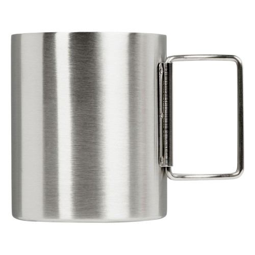 Стальная кружка с двойными стенками и складными ручками "Kamchatka"