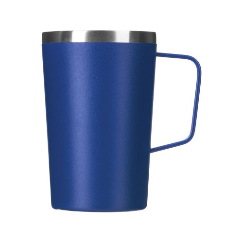 Стальная кружка с двойными стенками и порошковым покрытием "Tibet", нейви