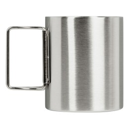 Стальная кружка с двойными стенками и складными ручками "Kamchatka"