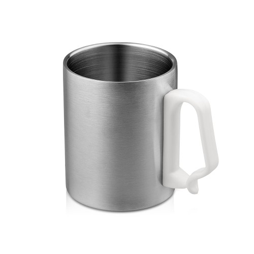 Стальная кружка с двойными стенками "Climber Max", 450 мл, белый