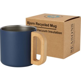 Кружка Bjorn объемом 360 мл с медной вакуумной изоляцией, темно-синий