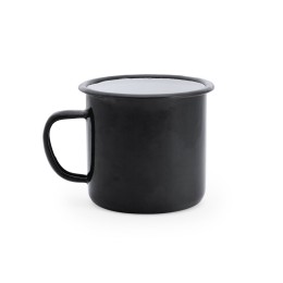 Кружка металлическая ANON, 380 мл, черный