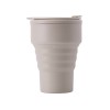 Силиконовый складной стакан "GoCup", бежевый