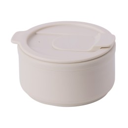 Силиконовый складной стакан "GoCup", бежевый