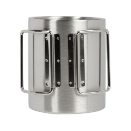 Стальная кружка с двойными стенками и складными ручками "Kamchatka"