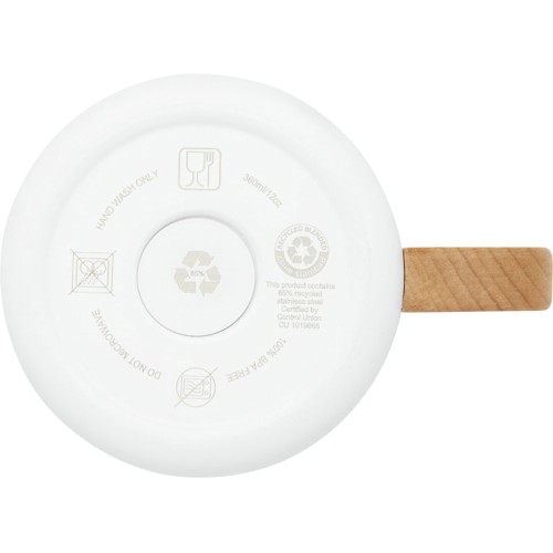 Кружка Bjorn объемом 360 мл с медной вакуумной изоляцией, белый