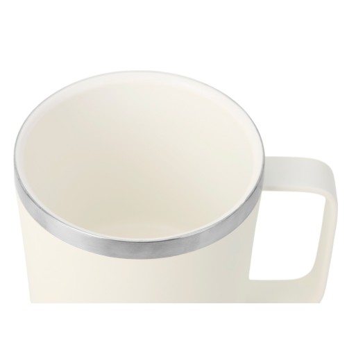 Стальная кружка с двойными стенками "Swipe", белый0,00