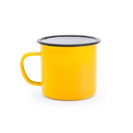 Кружка металлическая ANON, 380 мл, желтый