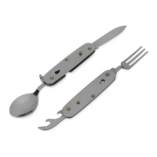 Приборы Camper 4 в 1 в чехле: вилка, ложка, нож, открывалка