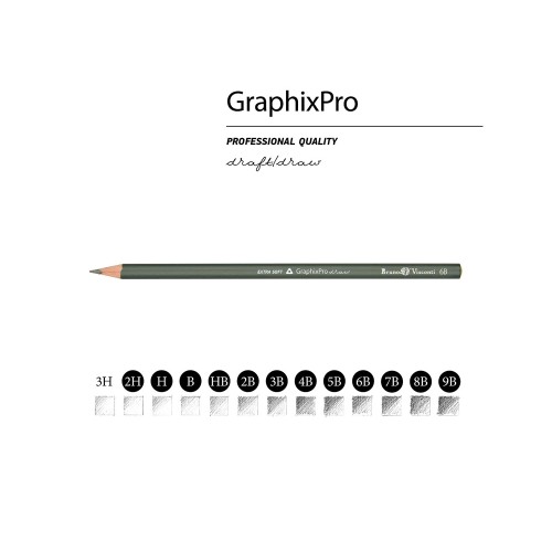 Набор чернографитовых карандашей  "Sketch & Art" ,12 шт. 2h-9b, металлическая коробка с ложементом