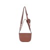 Сумка наплечная женская BUGATTI АЛМАТА | ALMATA, с кошельком, абрикосовая, полиуретан, 27х6х18,5 см