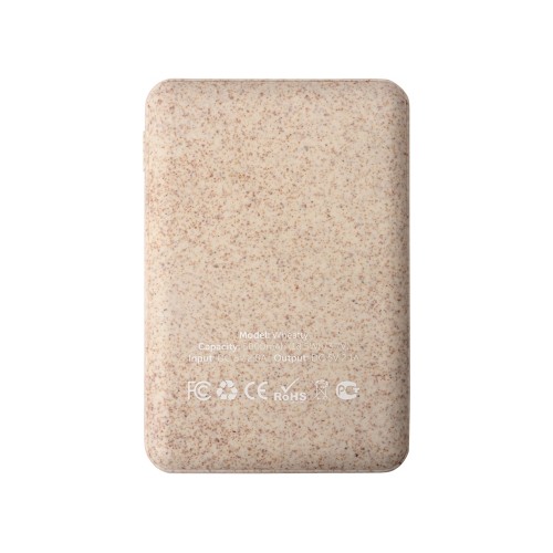 Портативное зарядное устройство "Wheatty", 5000 mAh